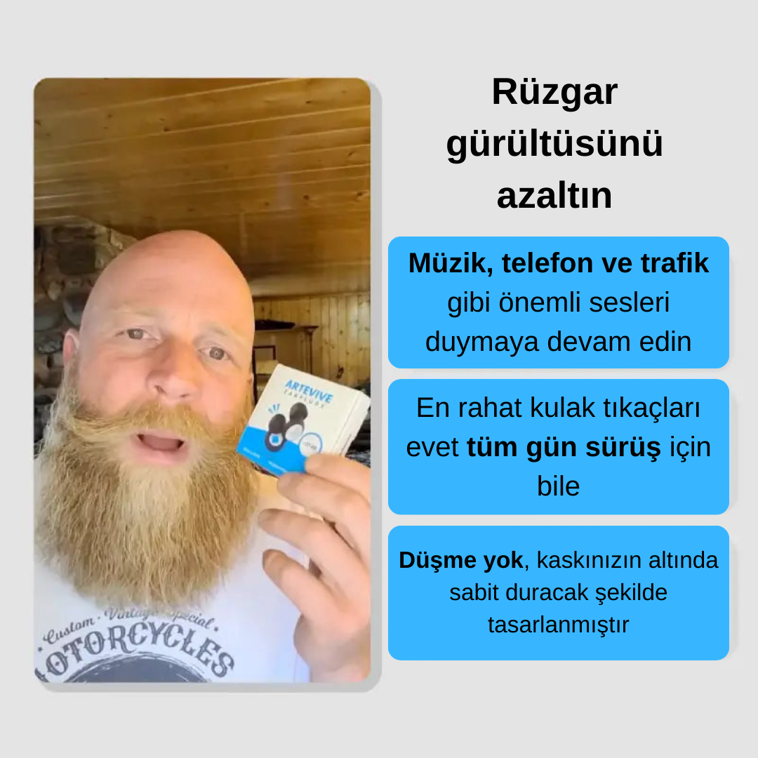 Moto Kulak Tıkaçları - 27 dB