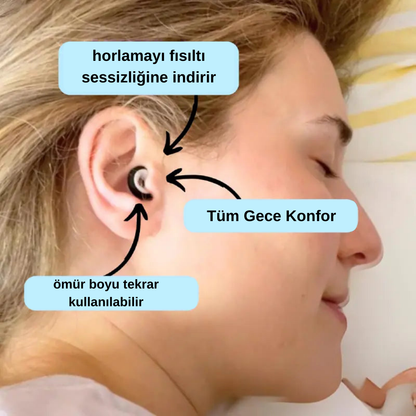 Anti Horlama Uyku Kulak Tıkacı-27dB